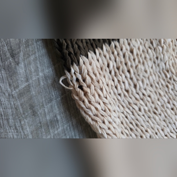 Wild Honey V-Neck Sweater in Cream, Mustard, and Brown - Picture 5 of 5